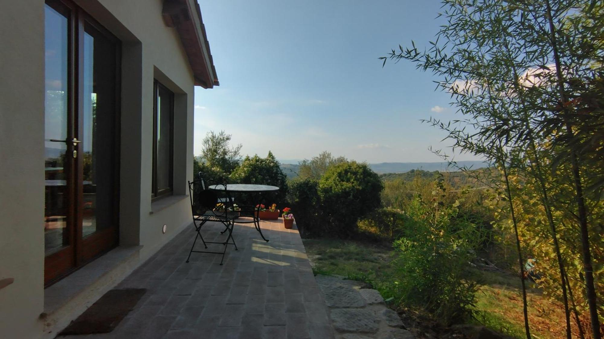Podere Cerrete - Eco Farmhouse Кастел дел Пиано Екстериор снимка