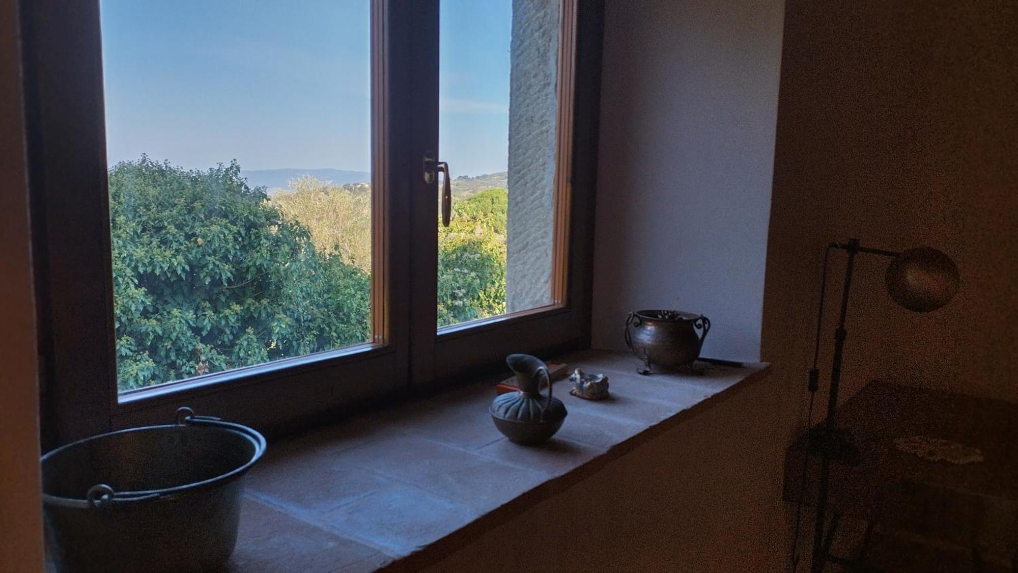 Podere Cerrete - Eco Farmhouse Кастел дел Пиано Екстериор снимка