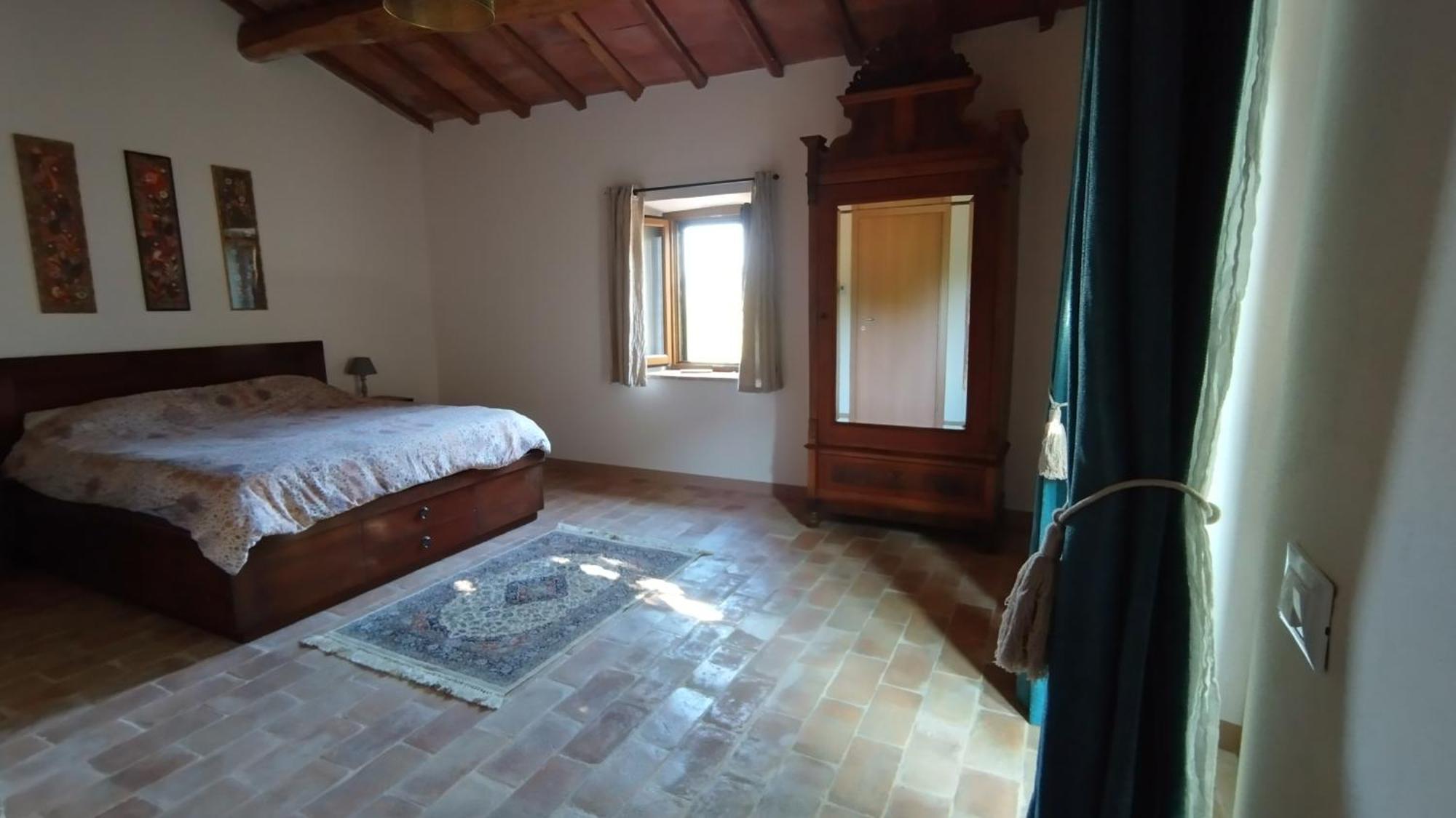 Podere Cerrete - Eco Farmhouse Кастел дел Пиано Екстериор снимка