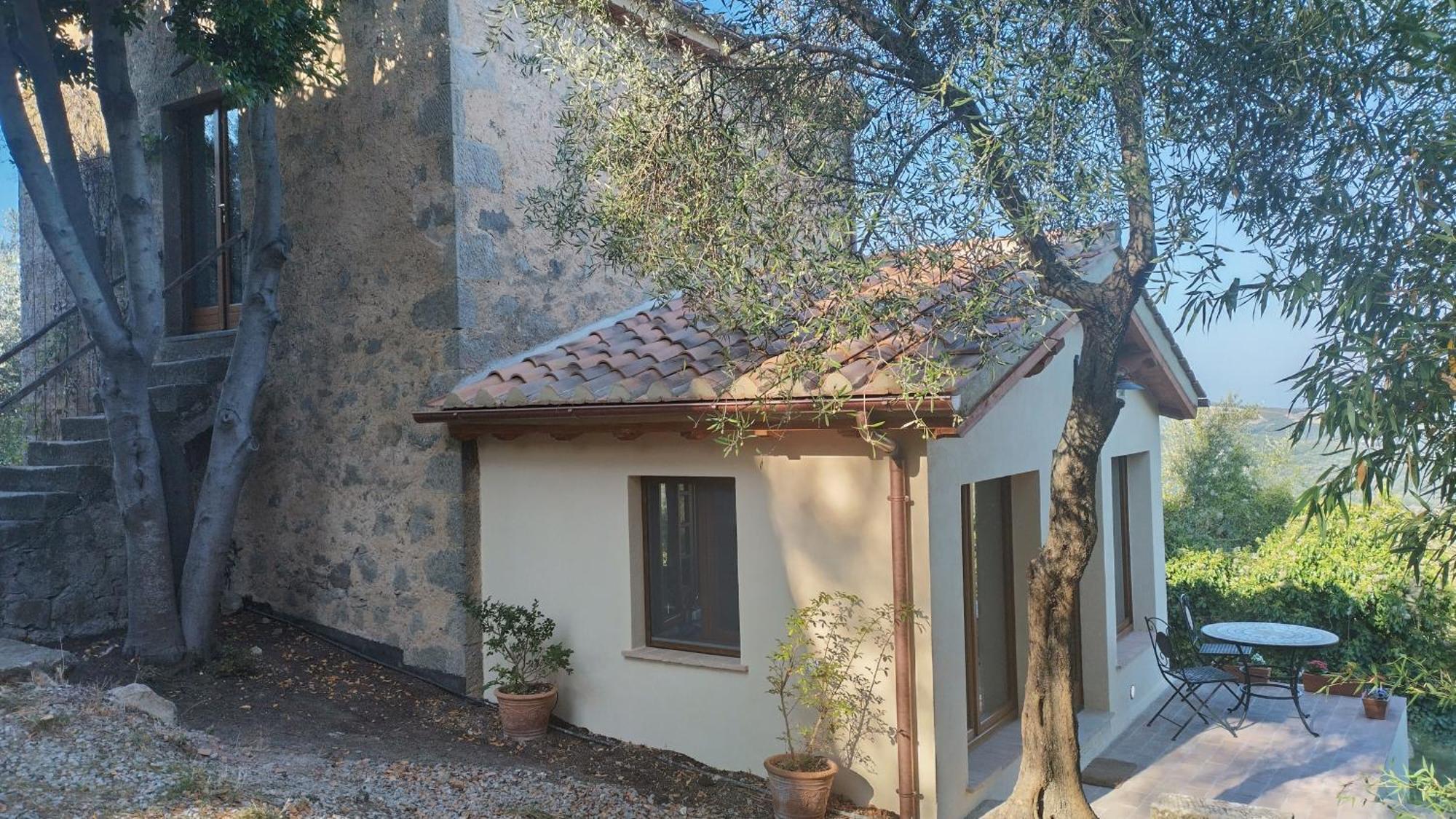 Podere Cerrete - Eco Farmhouse Кастел дел Пиано Екстериор снимка
